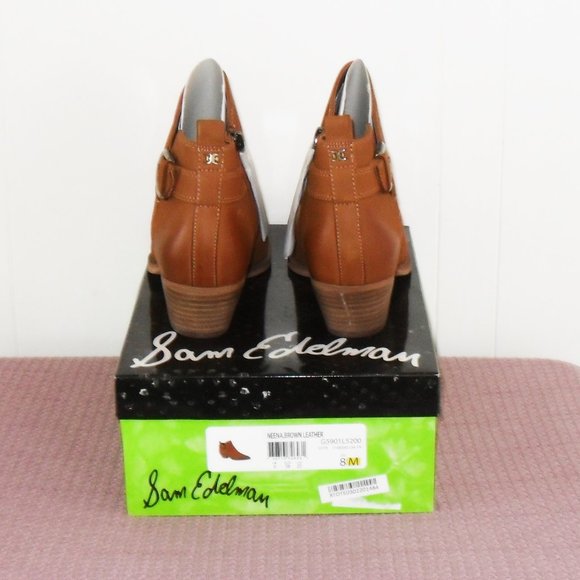 Sam Edelman Neena Leather Point Toe Ankle - Picture 8 of 8